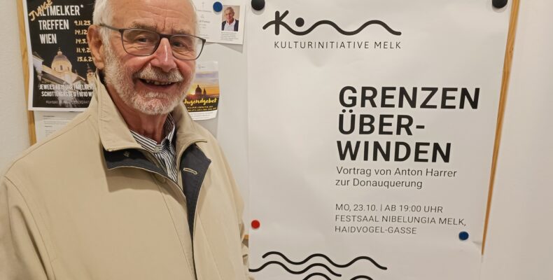 Anton Harrer als Vortragender bei "Grenzen überwinden".